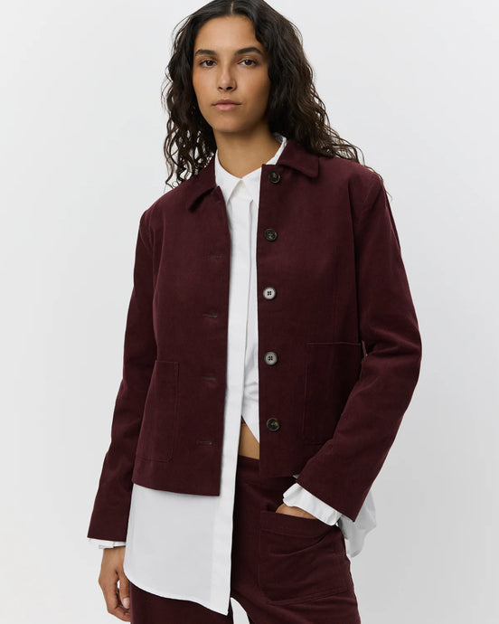 SOFIE SCHNOOR - ZURISW JACKET - PLUM