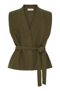 ANNE MI, EA WAISTCOAT - BEECH