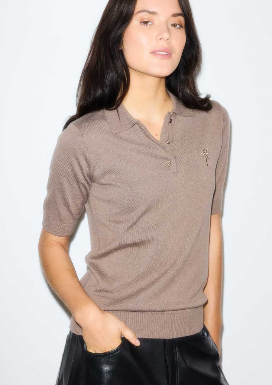 RAIINE, CASS POLO - MOCHA