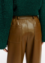 Indlæs billede til gallerivisning ESSENTIEL ANTWERP, ENCOUNTER LEATHER PANT GREEN