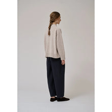 Indlæs billede til gallerivisning ANNE MI, FLORA BARREL PANTS, DARK NAVY