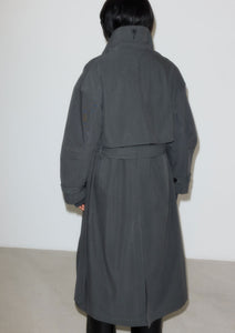 RAIINE, GALE TRENCH COAT - GREY