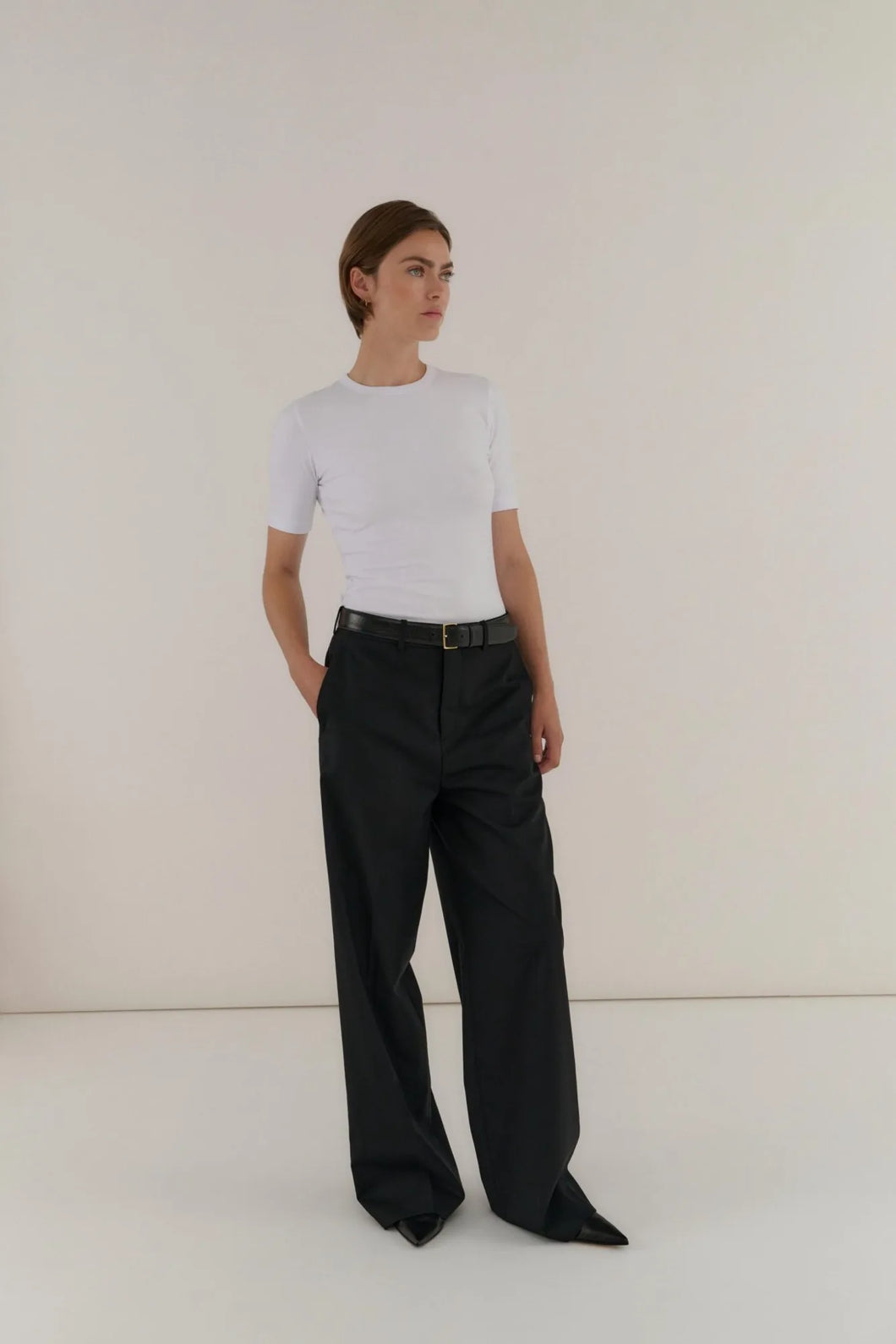 HERMAN, CLASSIC WIDE LEG NAVY