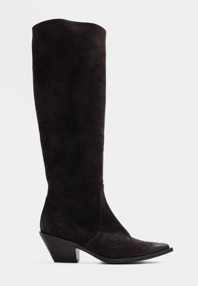 BUKELA, JOSIE BOOT SUEDE BROWN