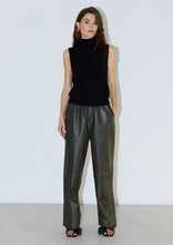 Indlæs billede til gallerivisning RAIINE, DORAN LEATHER PANTS, OLIVE
