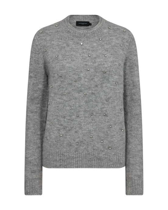 COPENHAGEN MUSE, DIAMOND PULLOVER GREY