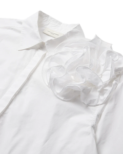 COPENHAGEN MUSE, POPLIN SHIRT WHITE