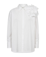 Indlæs billede til gallerivisning COPENHAGEN MUSE, POPLIN SHIRT WHITE