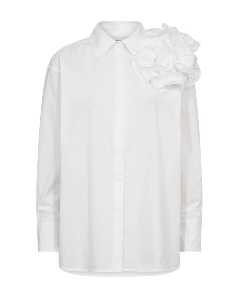 COPENHAGEN MUSE, POPLIN SHIRT WHITE