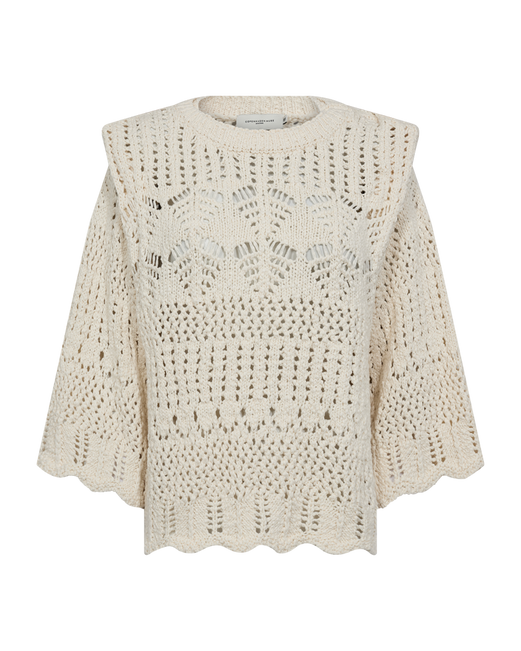 COPENHAGEN MUSE, MILA PULLOVER OFFWHITE