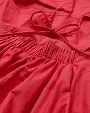 Indlæs billede til gallerivisning COPENHAGEN MUSE, POPLIN DRESS RED