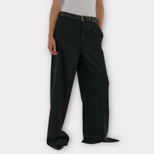 Indlæs billede til gallerivisning HERMAN, CLASSIC WIDE LEG NAVY