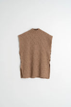 Indlæs billede til gallerivisning INDI &amp; COLD, NJ466 KNIT VEST CAMEL